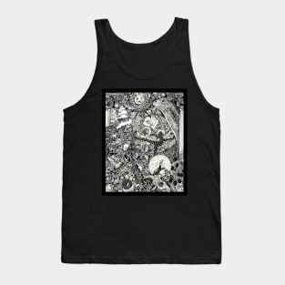 Complicated Otter, a gigantic doodle Tank Top